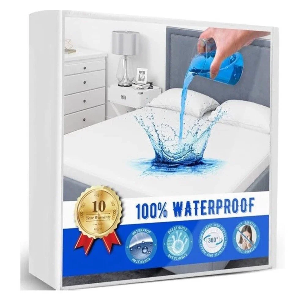 NEW - Waterproof Twin Mattress Protector - 39x75